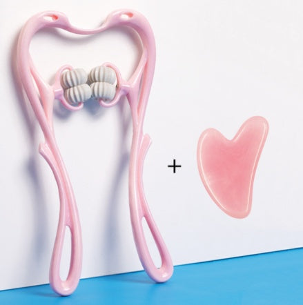 Manual Six-Wheel Neck Massager Roller Tool