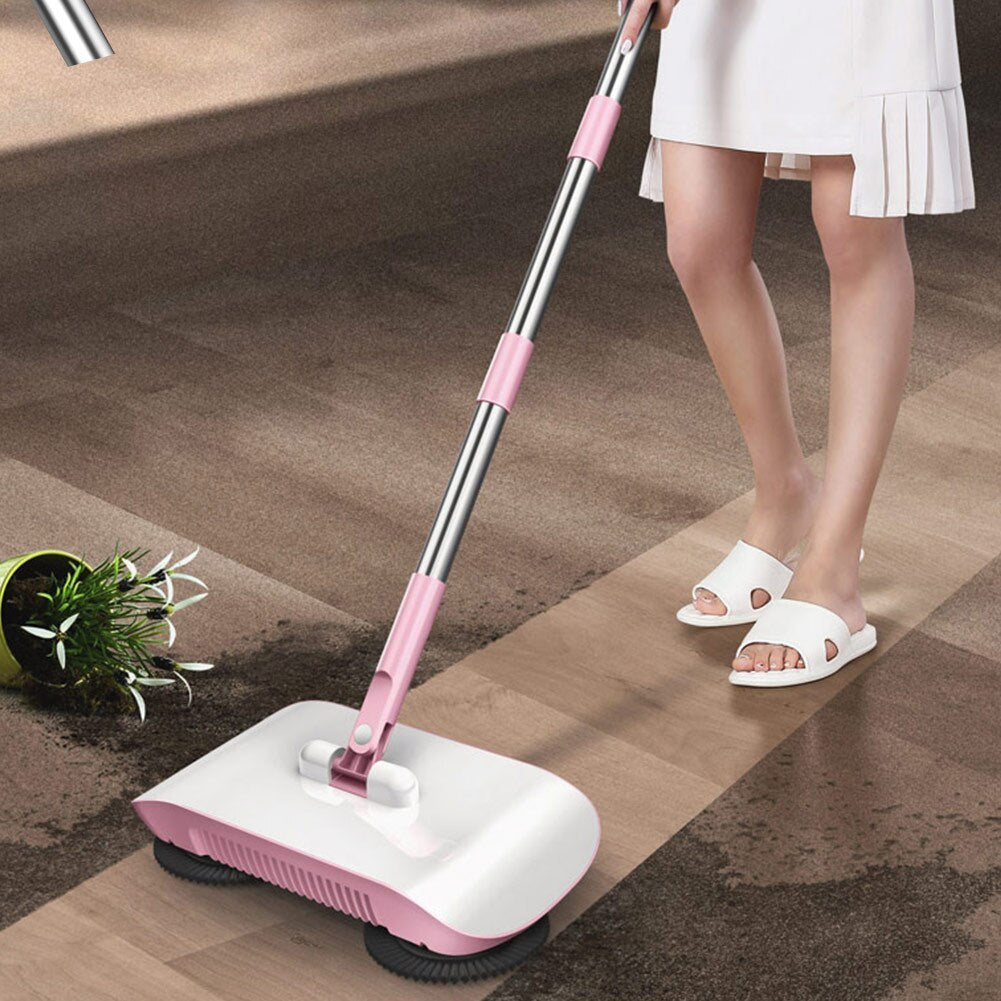 Hand Push Sweeper 3-in-1 Floor Cleaning Mop