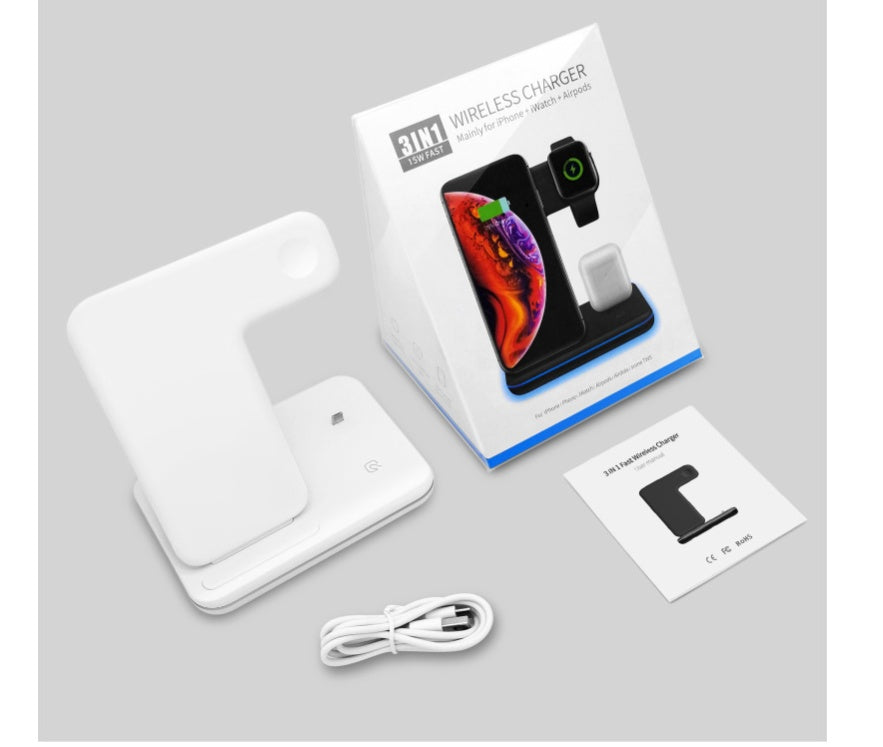 3-in-1 Wireless Charger Stand for Devices