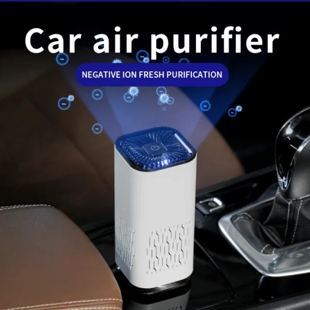 Portable Car Air Purifier Ionizer Freshener