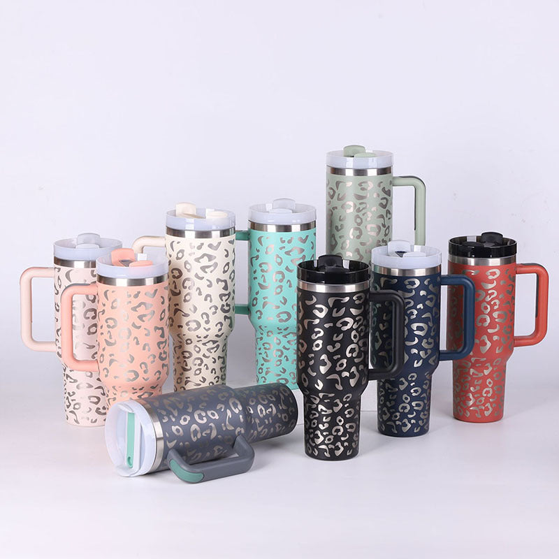 40oz Insulated Stainless Steel Tumbler with Handle