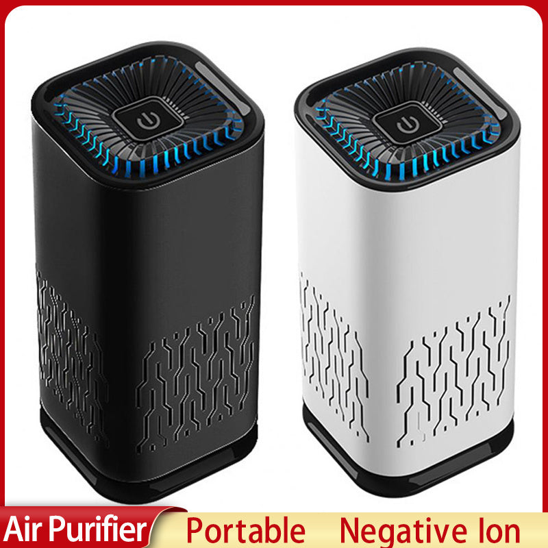 Portable Car Air Purifier Ionizer Freshener