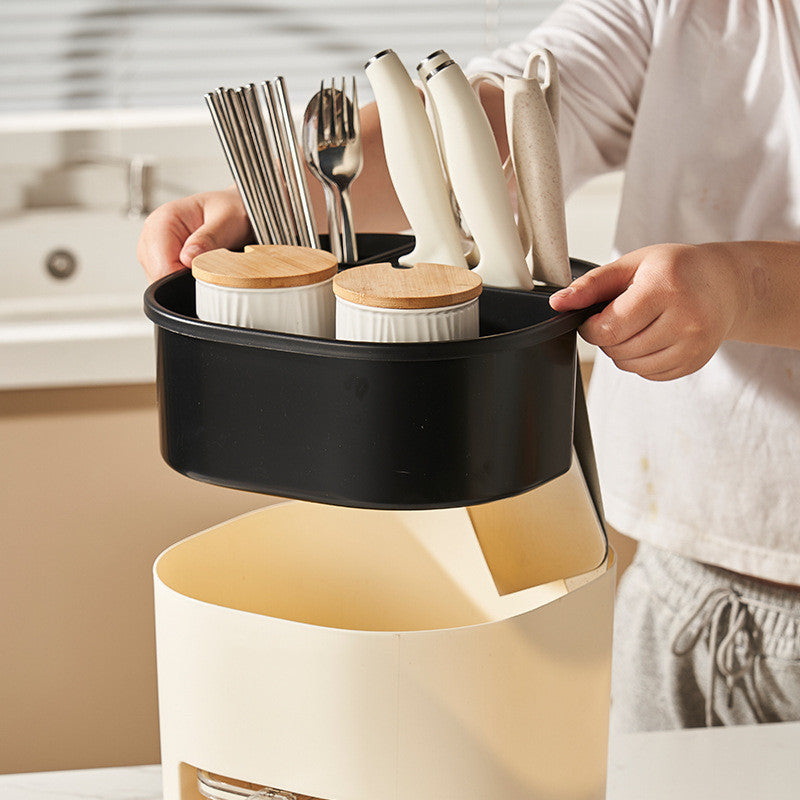 Multifunctional Large-Capacity Kitchen Cutlery Storage Holder