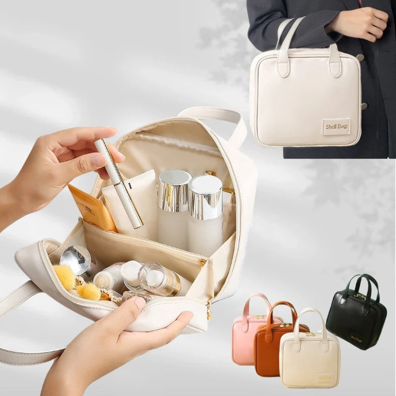 Large PU Travel Makeup Storage Organizer Bag