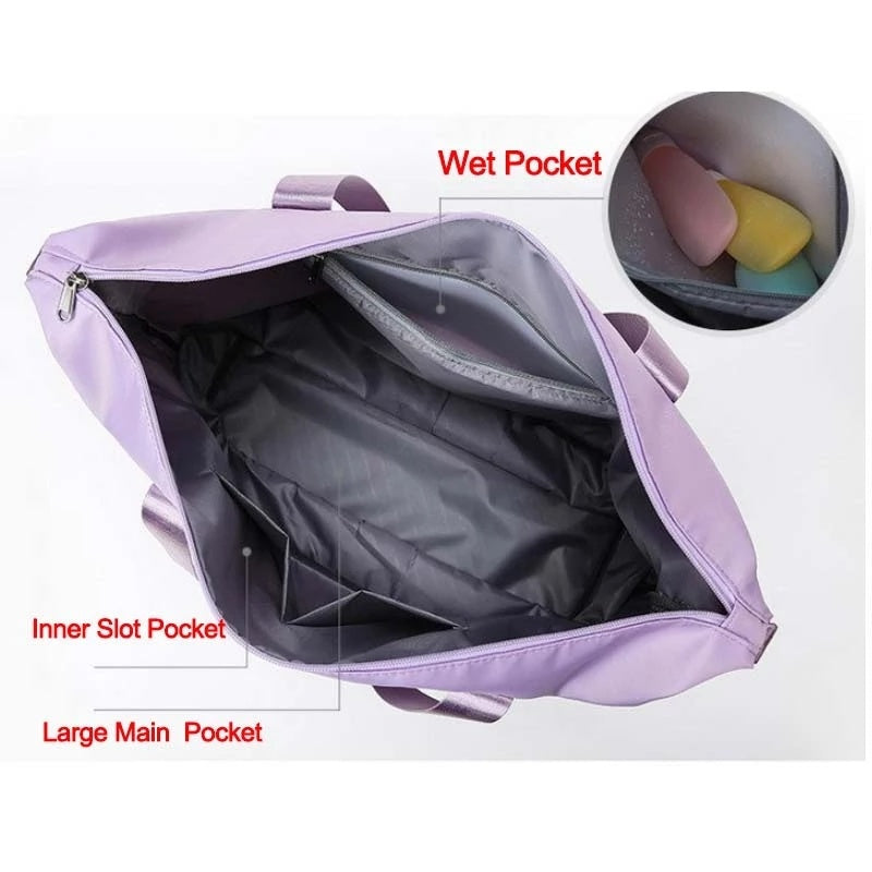 Waterproof Foldable Large Capacity Travel Gym Bag