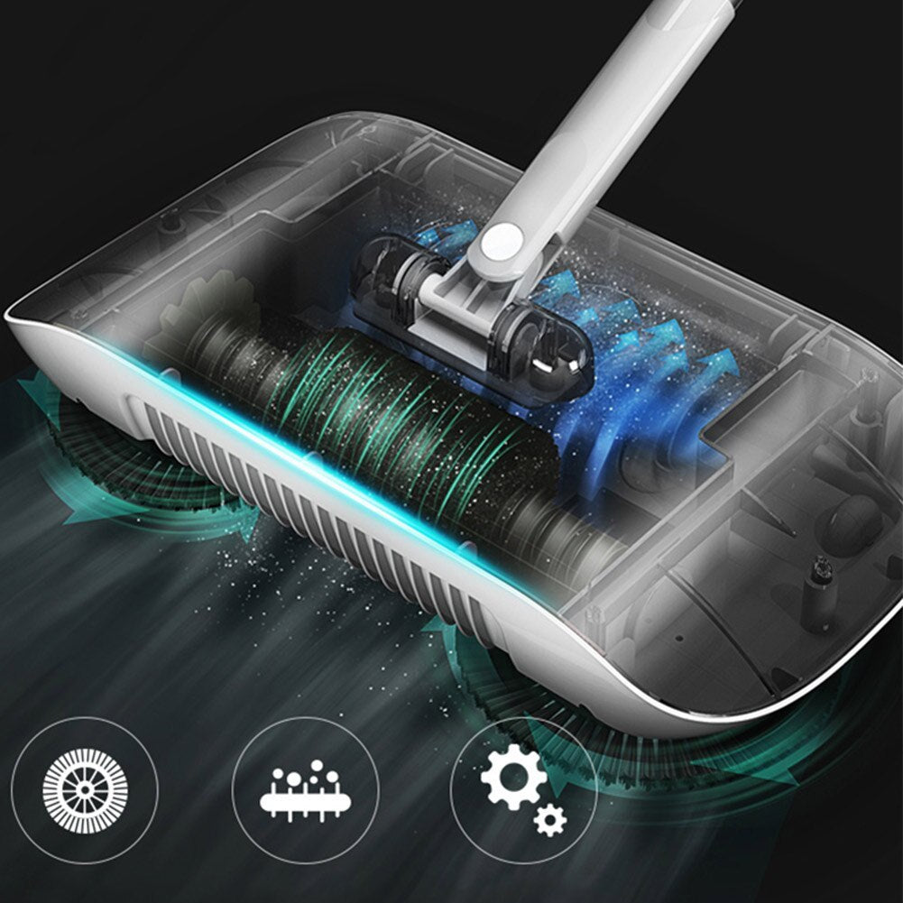 Hand Push Sweeper 3-in-1 Floor Cleaning Mop
