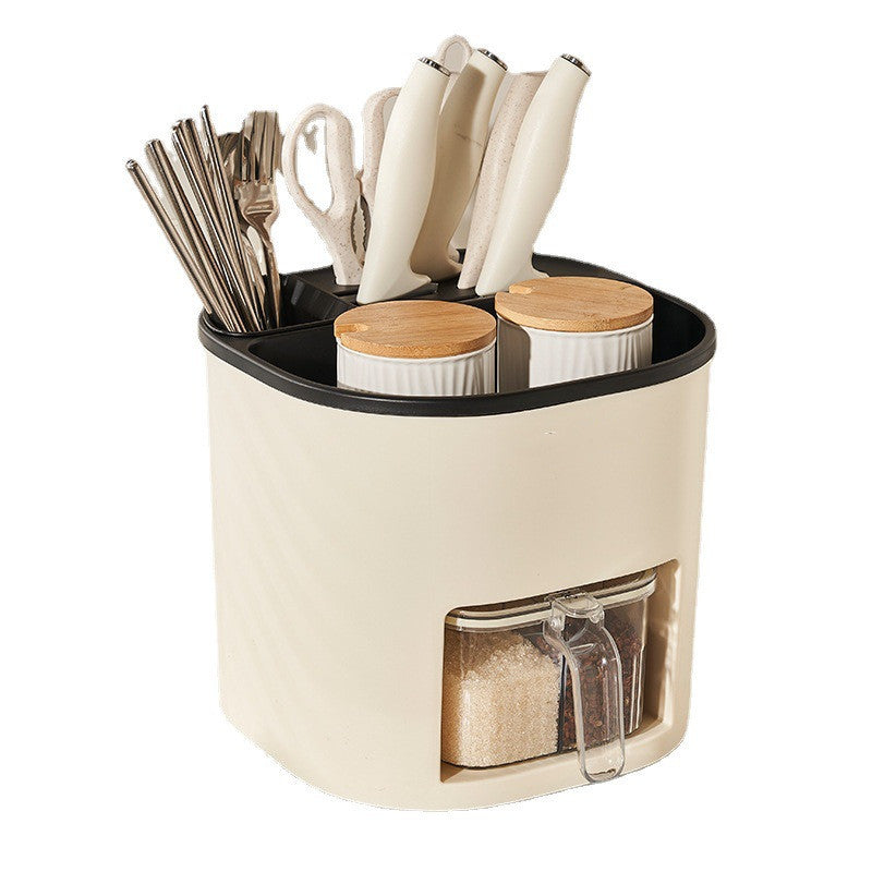 Multifunctional Large-Capacity Kitchen Cutlery Storage Holder