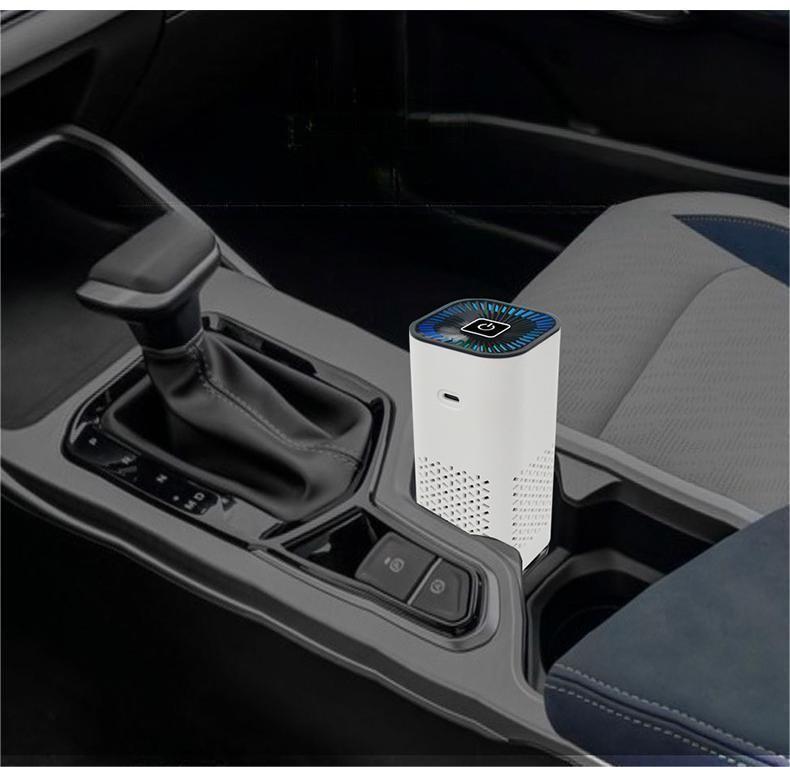 Portable Car Air Purifier Ionizer Freshener