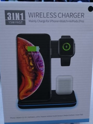 3-in-1 Wireless Charger Stand for Devices